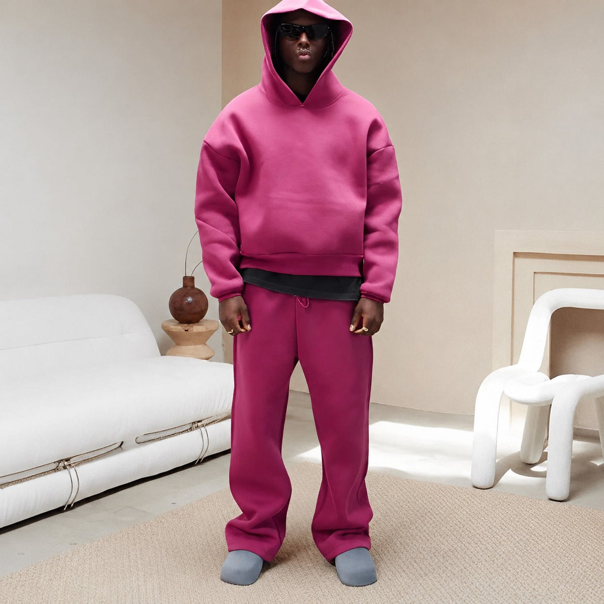 Marco - Lässiges Set mit großem Hoodie für Männer