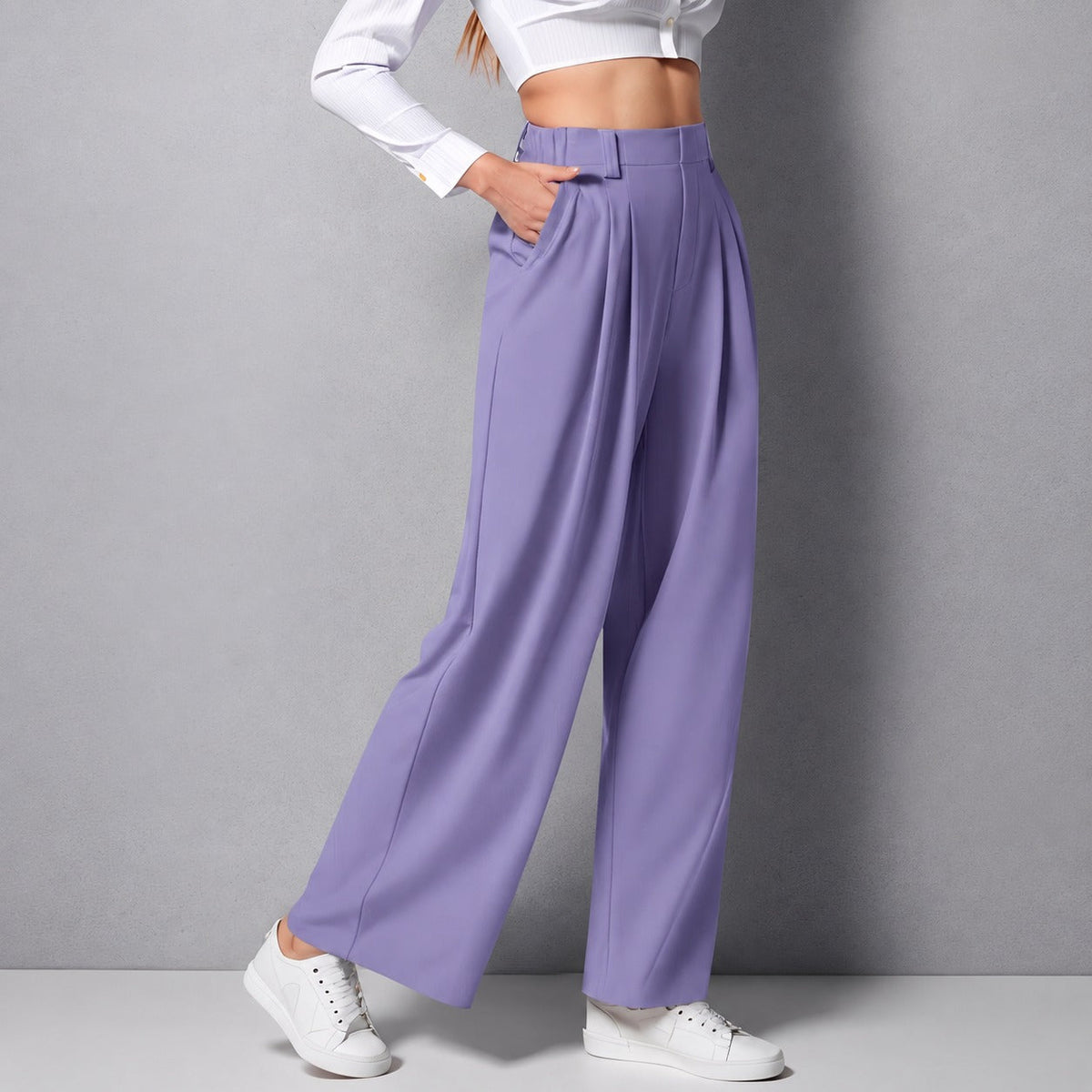 Montana - Elastische Damenhose mit geradem Schnitt