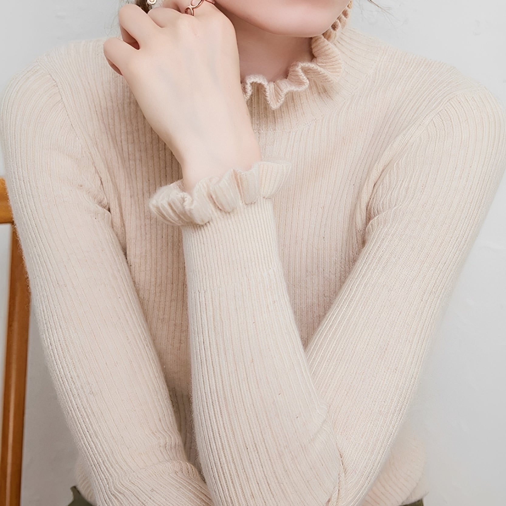 Alva - Stilvoller Damenpullover mit Rollkragen