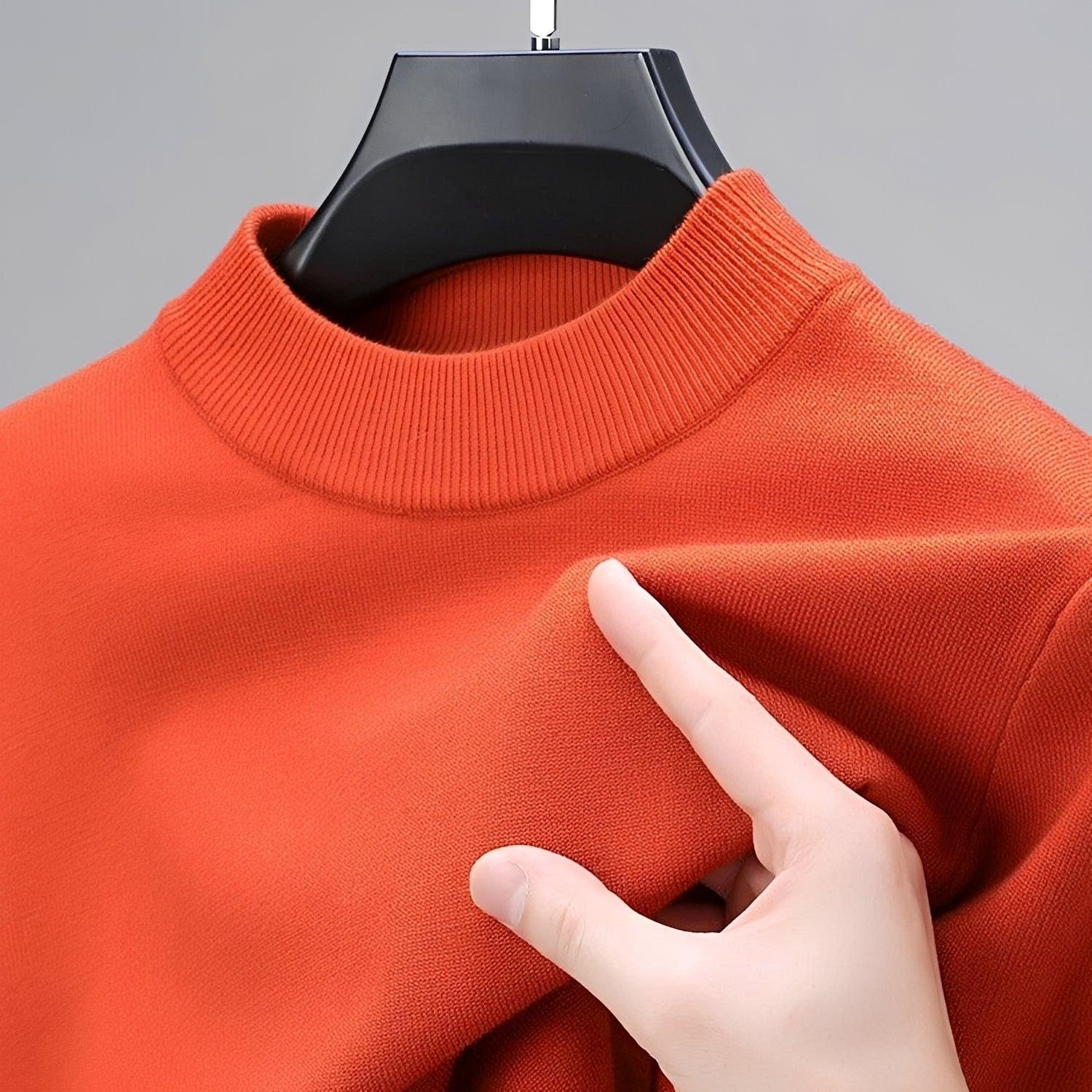 Giorgio - Bequemer Herrenpullover mit elastischem Bund