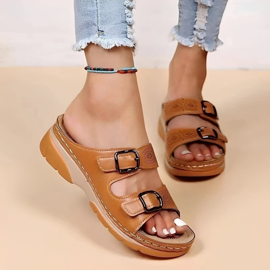 Comfyflex - Sandalen mit Doppelriemen