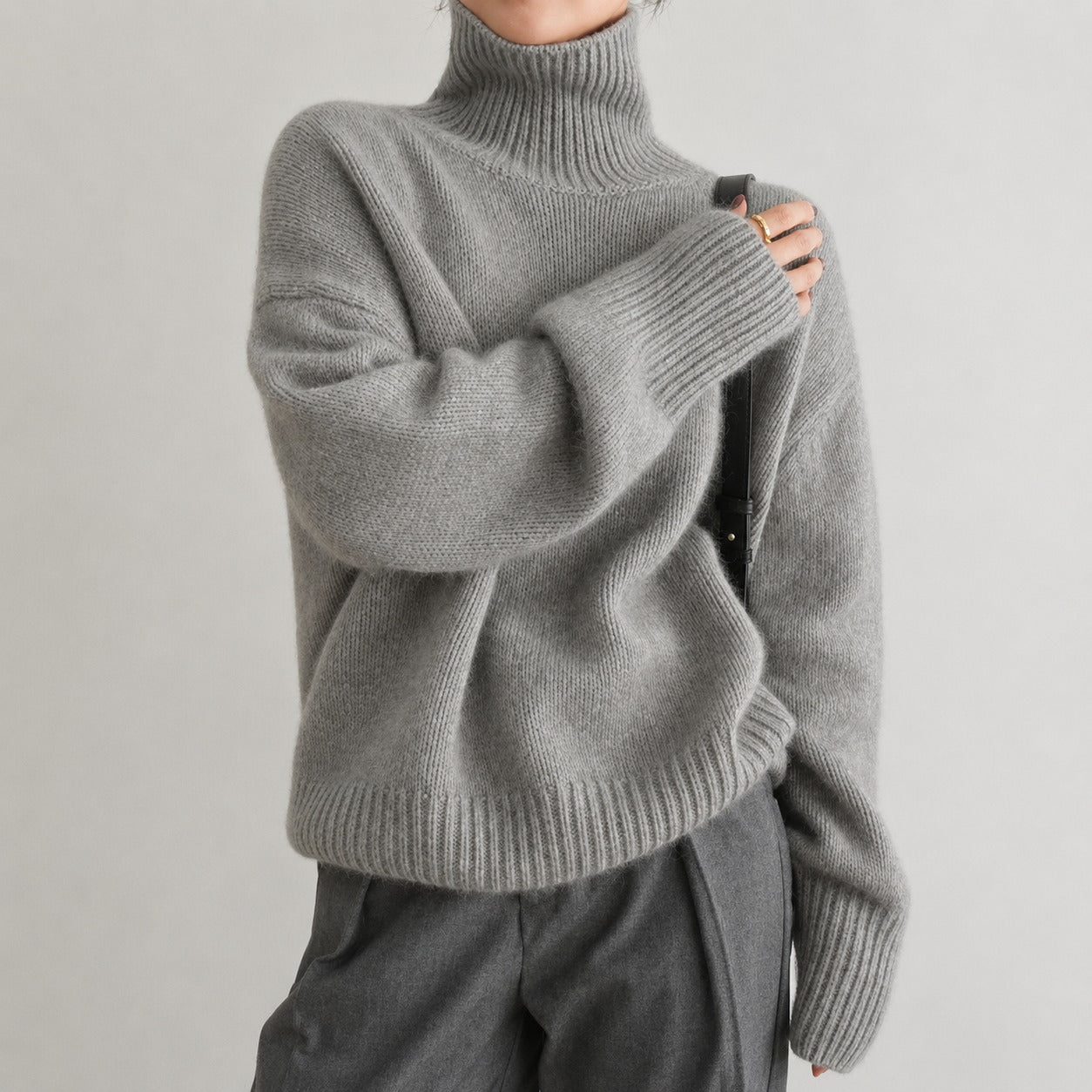 Lea - Komfortabler Rollkragenpullover für Damen
