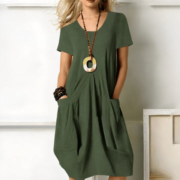 Maryam - Zeitgemäßes, entspanntes Kleid mit Taschen