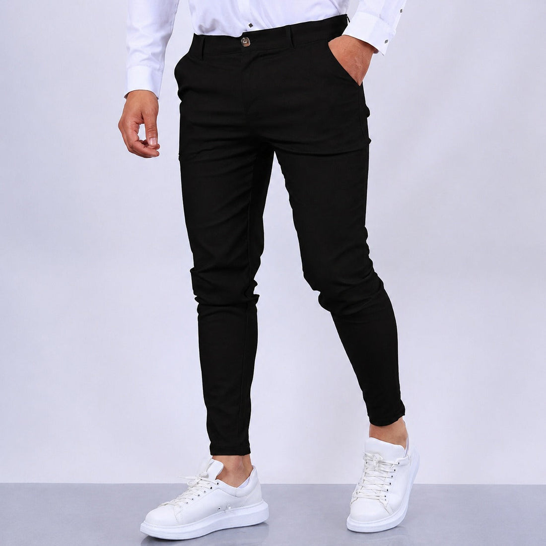 Arjun - Elegante und eng geschnittene Herren-Anzugshose