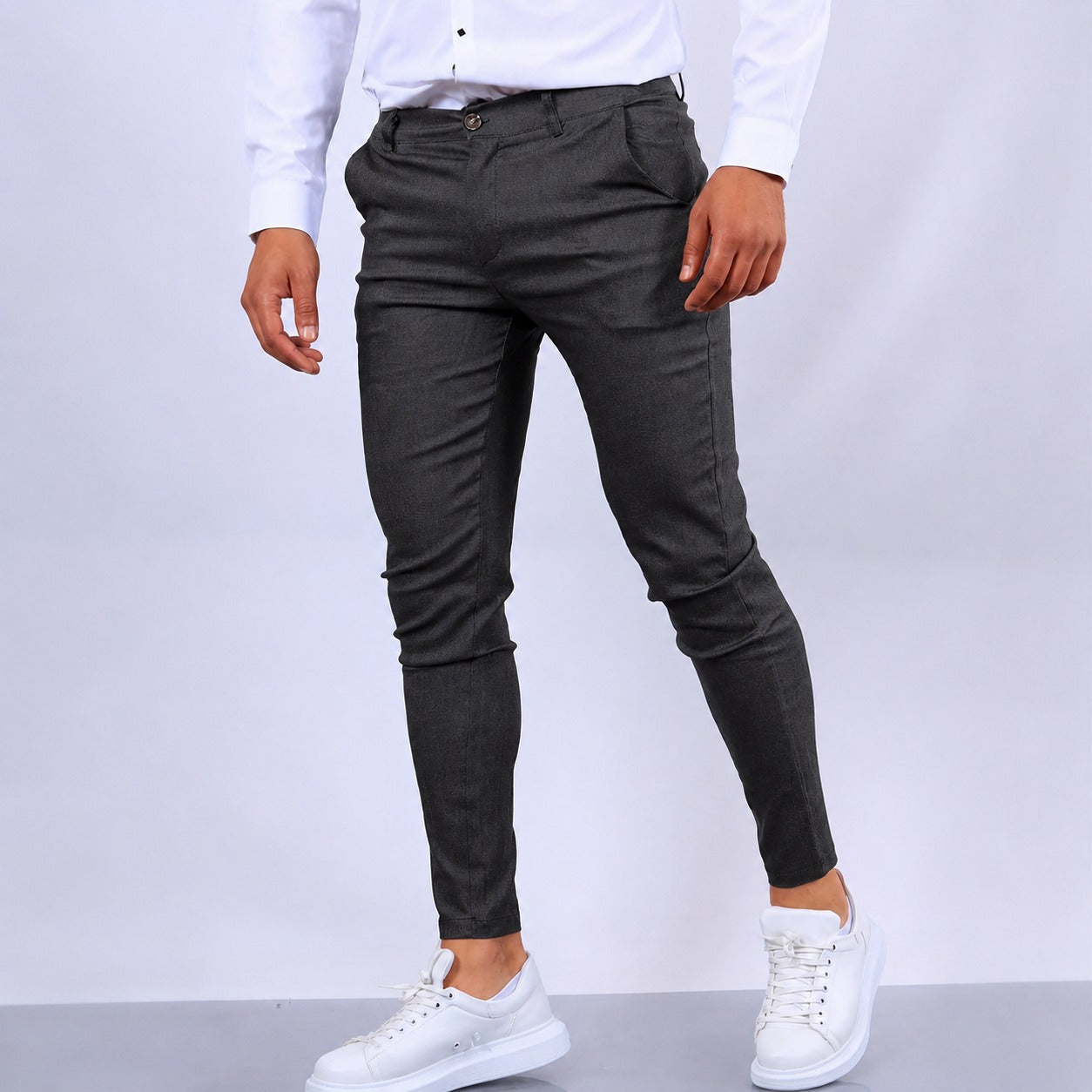 Arjun - Elegante und eng geschnittene Herren-Anzugshose