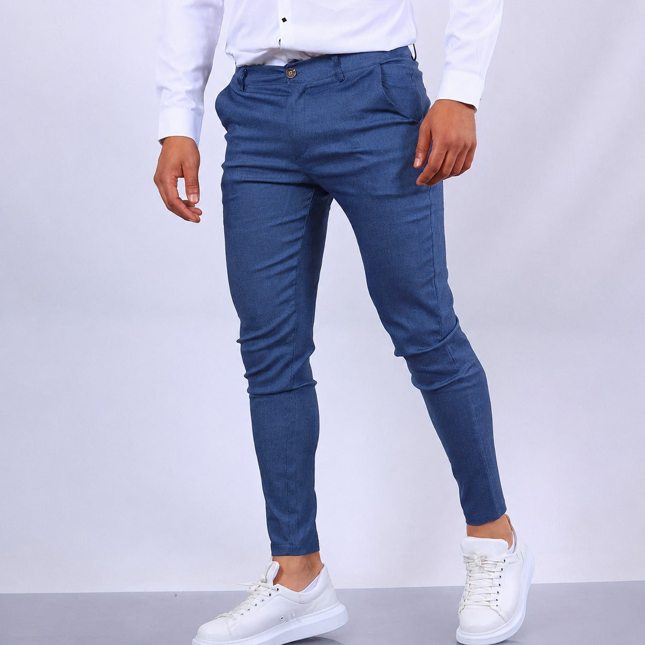 Arjun - Elegante und eng geschnittene Herren-Anzugshose