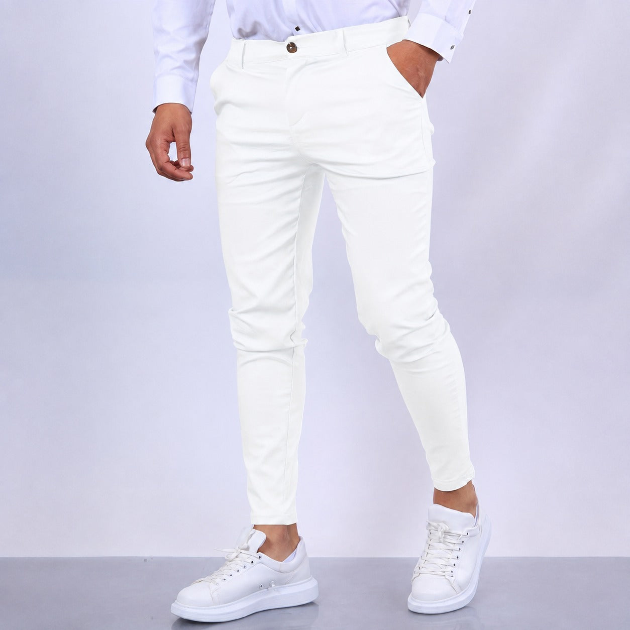 Arjun - Elegante und eng geschnittene Herren-Anzugshose