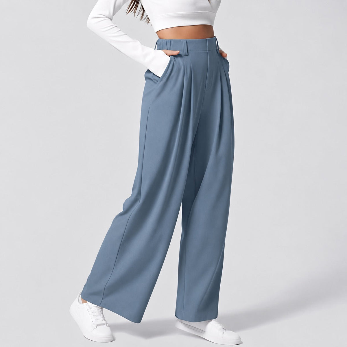 Montana - Elastische Damenhose mit geradem Schnitt