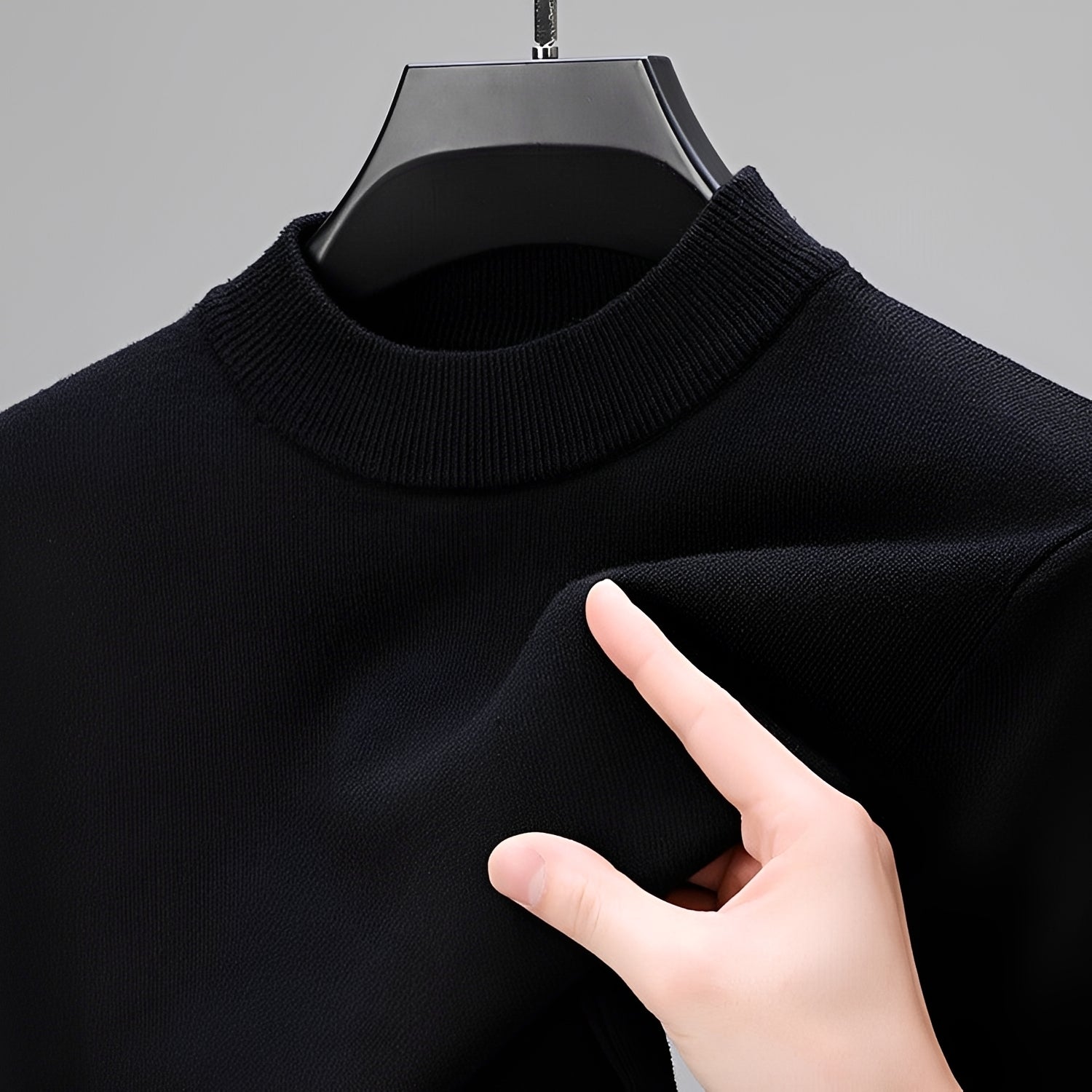 Giorgio - Bequemer Herrenpullover mit elastischem Bund