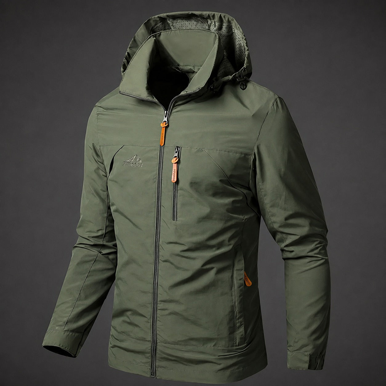 Estefan - Modische Herrenjacke mit Kapuze