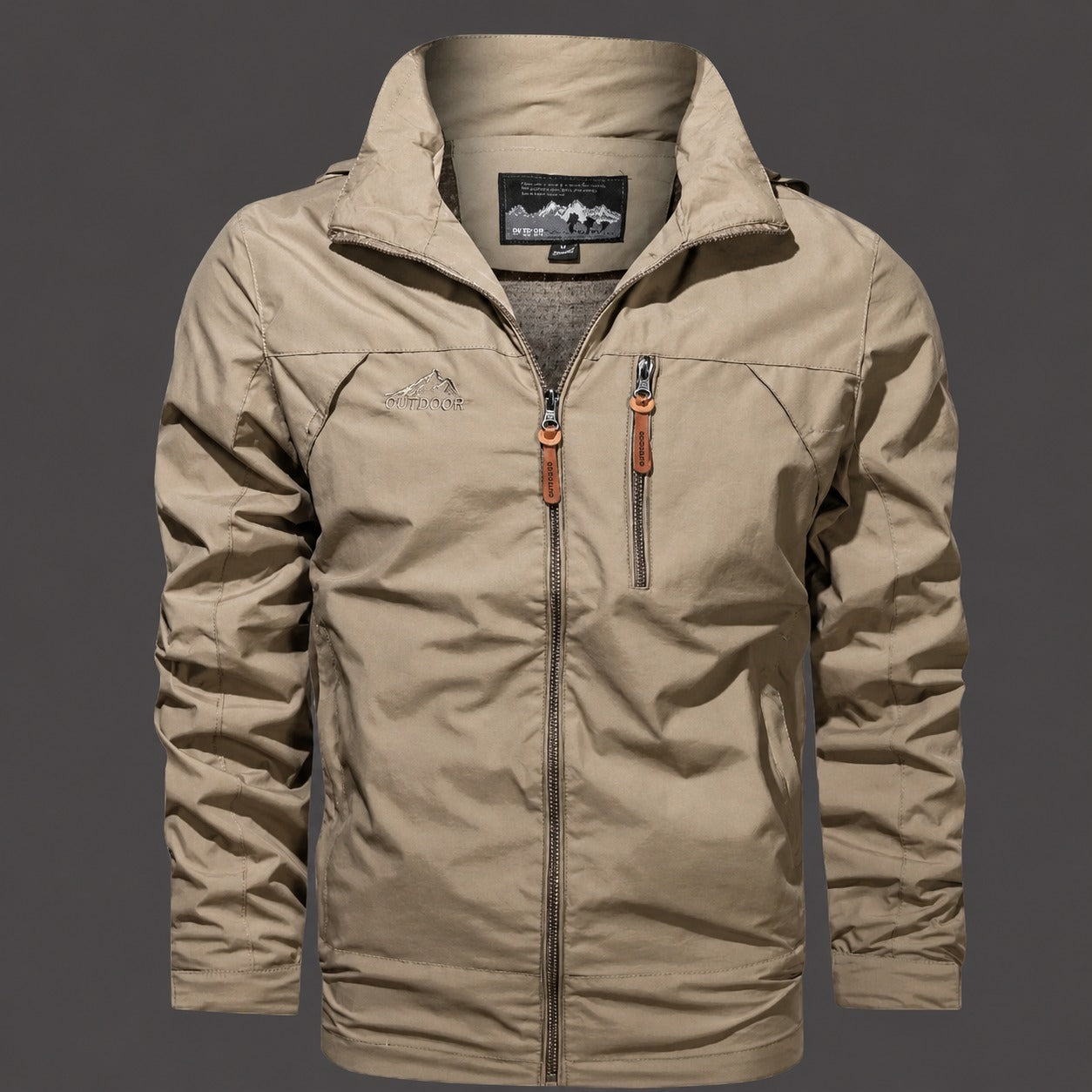 Estefan - Modische Herrenjacke mit Kapuze