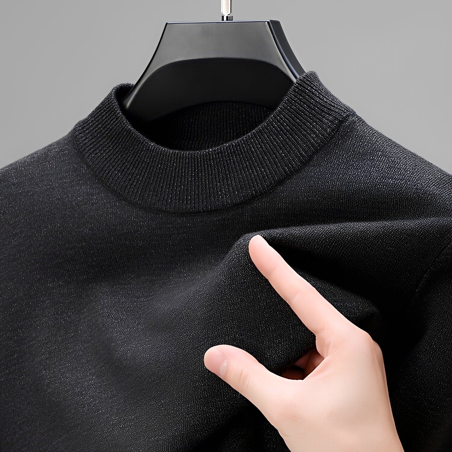 Giorgio - Bequemer Herrenpullover mit elastischem Bund