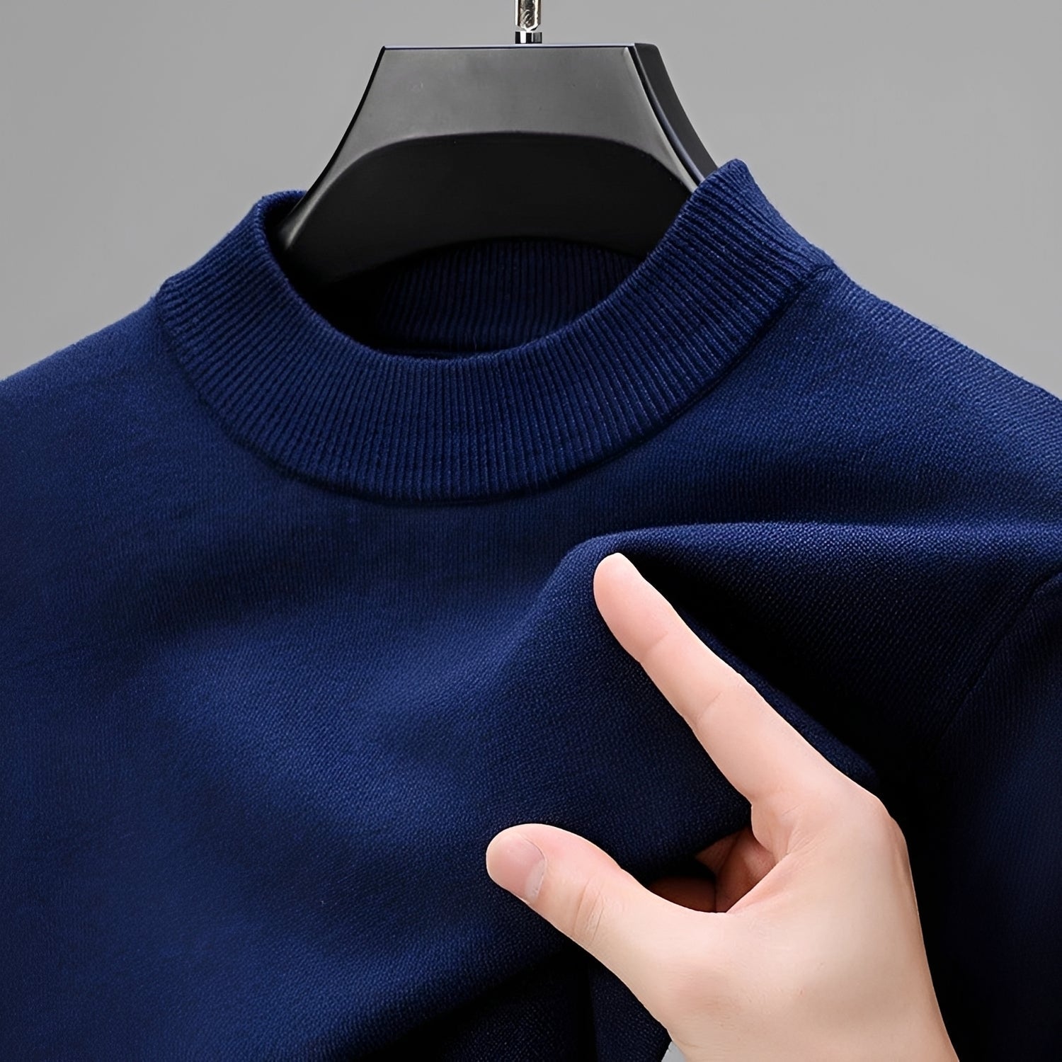 Giorgio - Bequemer Herrenpullover mit elastischem Bund