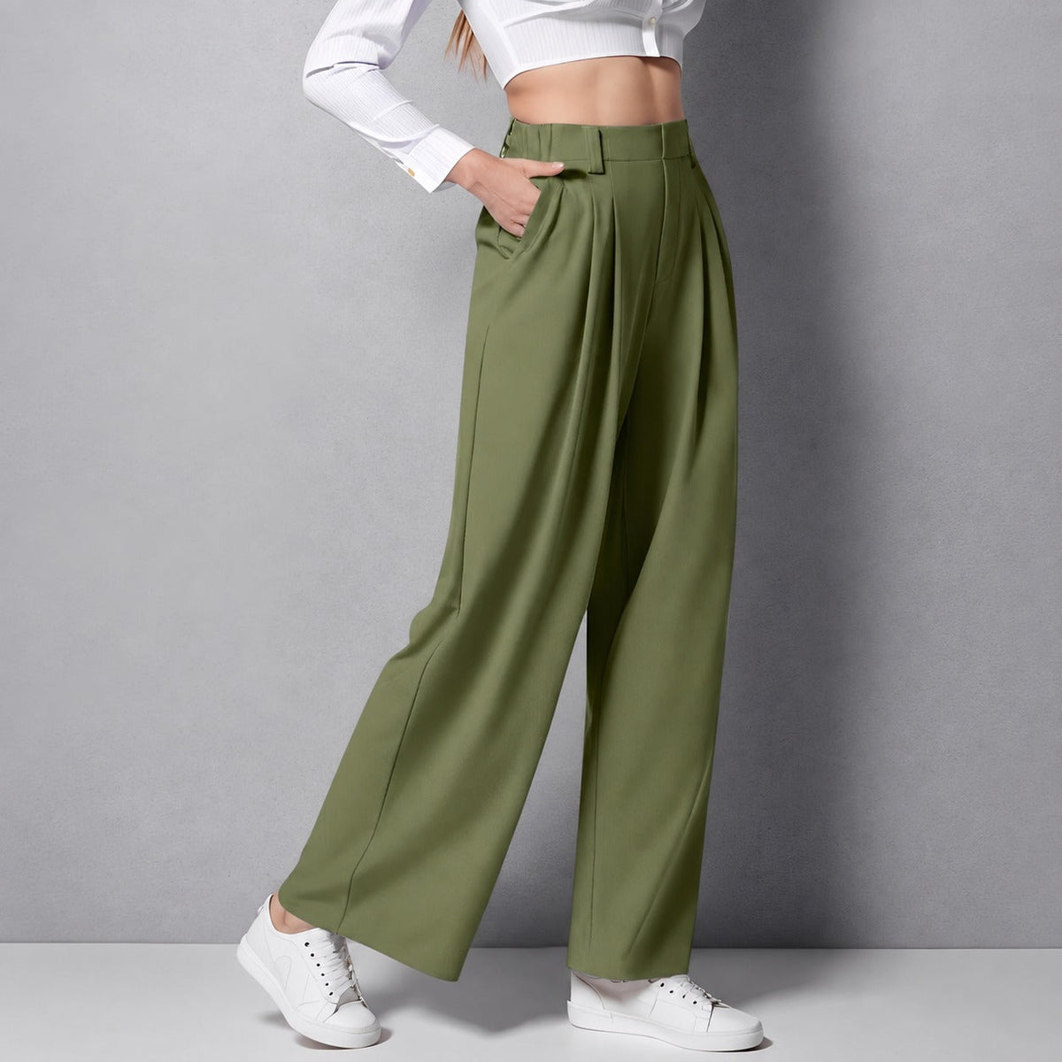 Montana - Elastische Damenhose mit geradem Schnitt