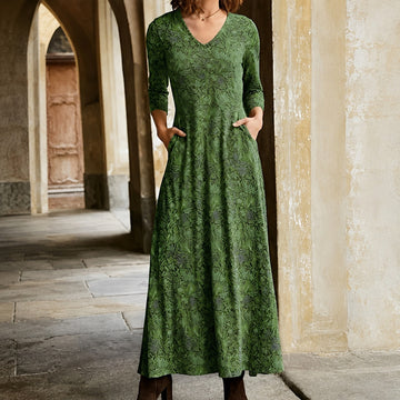 Sophie - Klassisches Damenkleid mit langen Ärmeln