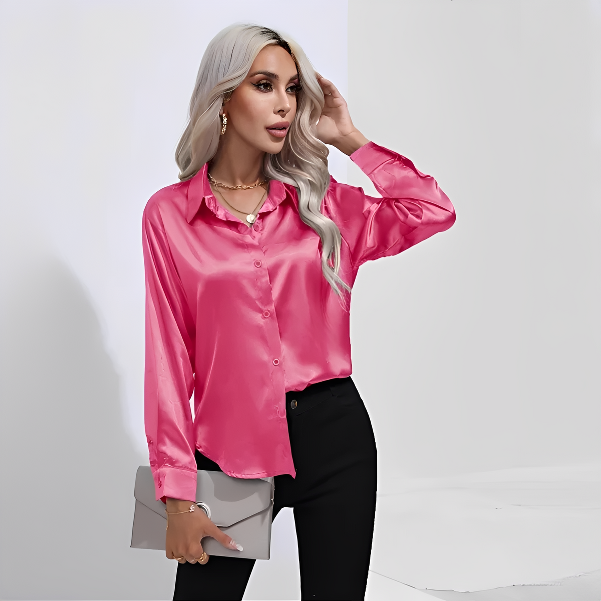 Liliane - Stilvolle Bluse mit langen Ärmeln