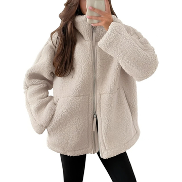Rowena - Elegante und wärmende Jacke mit Reißverschluss