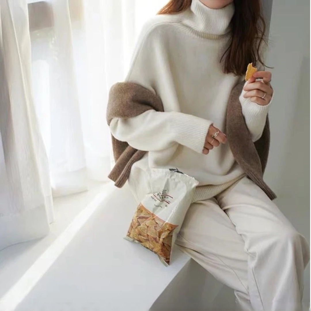 Yvonie - Flauschiger und gemütlicher Rollkragenpullover