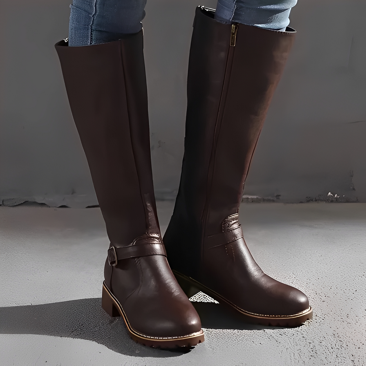 Livie - Schicke Stiefel mit Reißverschluss