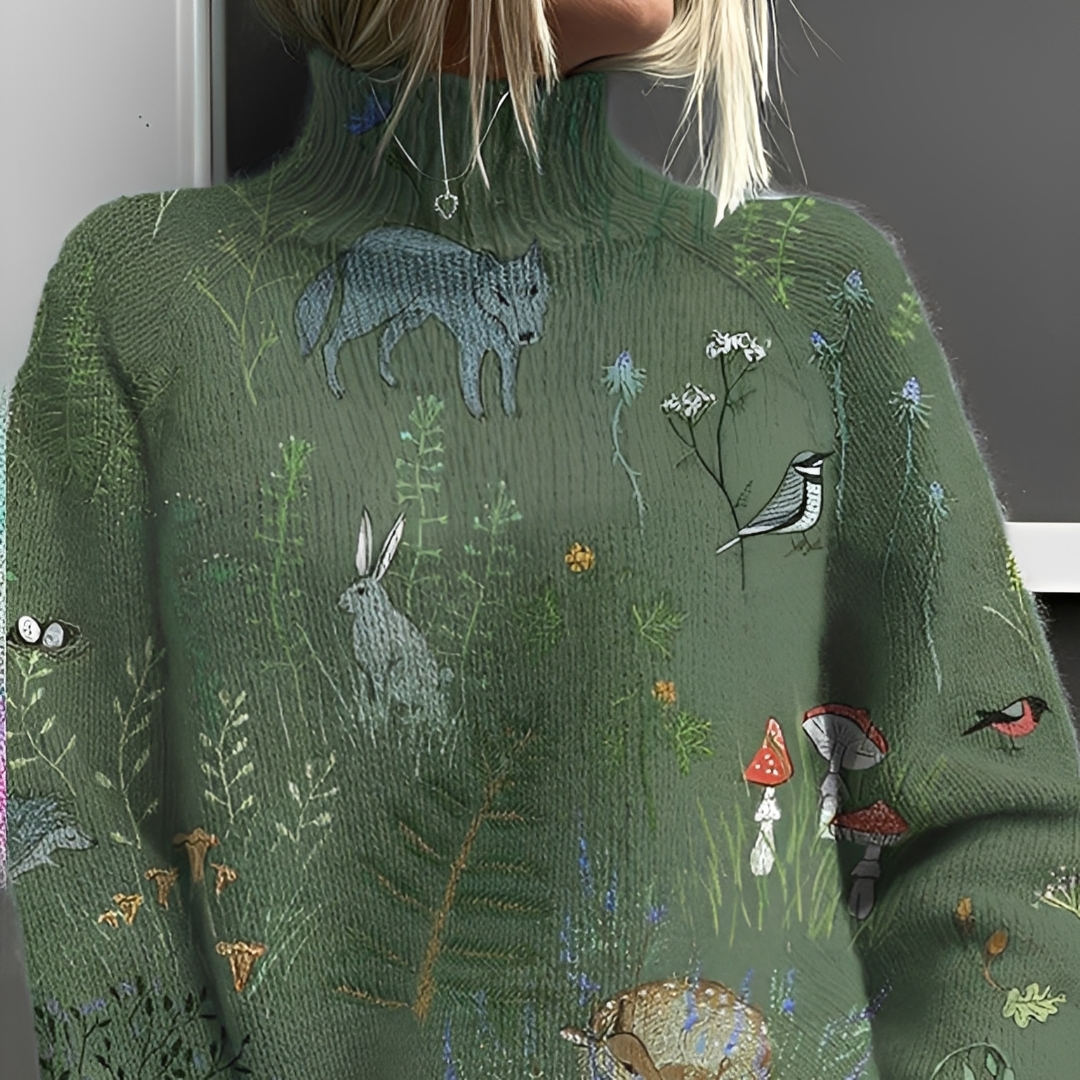 Amy - Schicker Rollkragenpullover