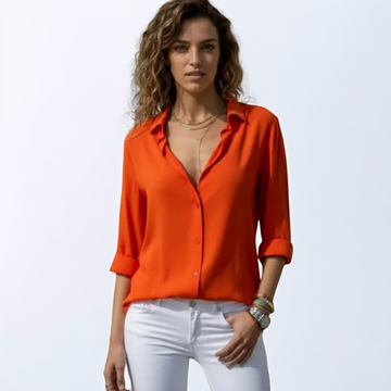 Delilah - Stilvolle Bluse mit langen Ärmeln
