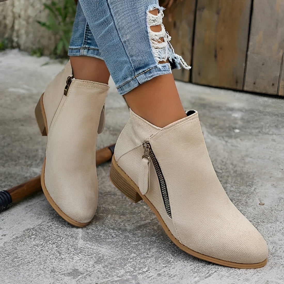 Klara - Schicke und stilvolle Stiefel mit Reißverschluss