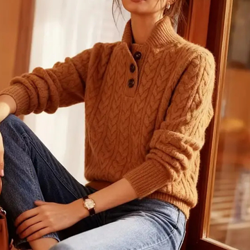 Agnes - Stilvoller und gemütlicher Rollkragenpullover