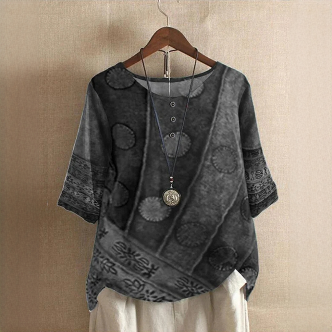 Jessel - Edle Bluse mit Rundhalsausschnitt