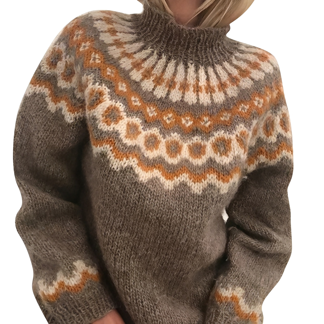 Arllene - Behaglicher und gemütlicher Rollkragenpullover