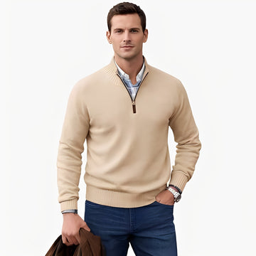 Jeremy - Sanfter Halbzipper-Pullover