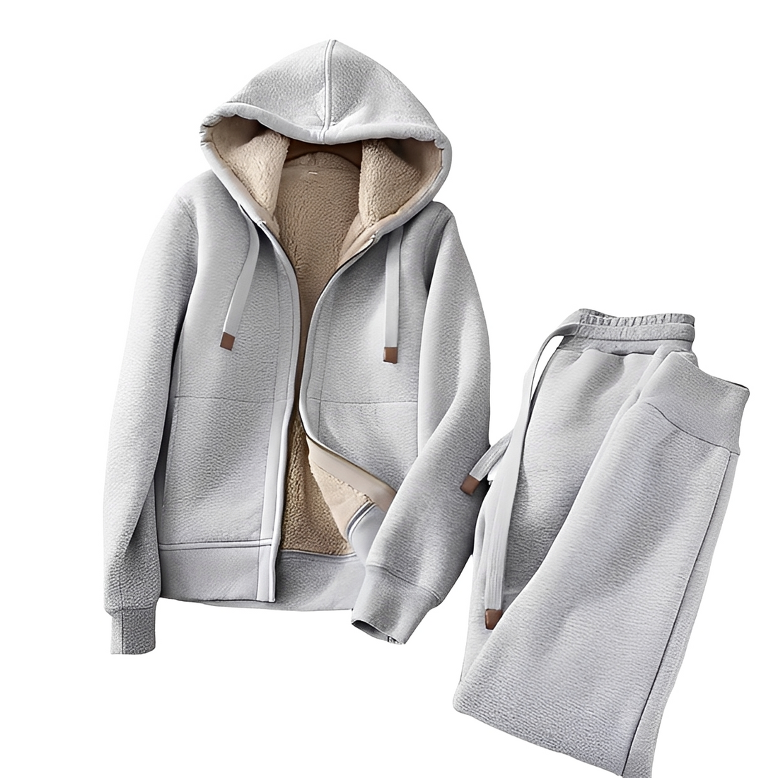 Andy - Set aus warmem Kapuzenpullover und Hose