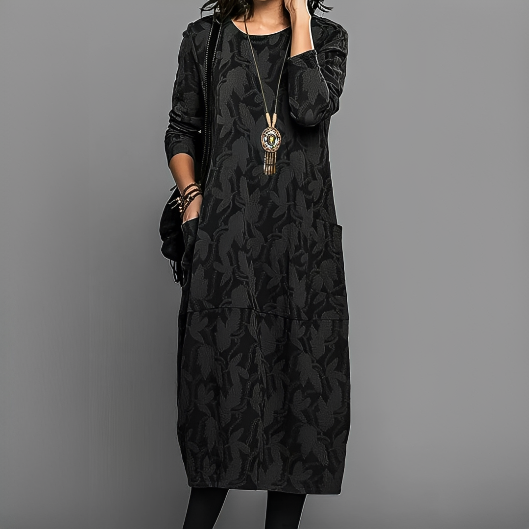 Alisha - Elegantes und geschmackvolles Langarmkleid