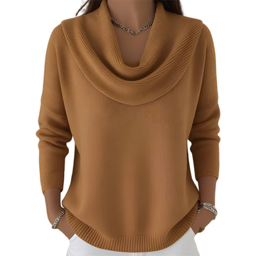 Marva - Stilvoller Pullover mit großem Kragen