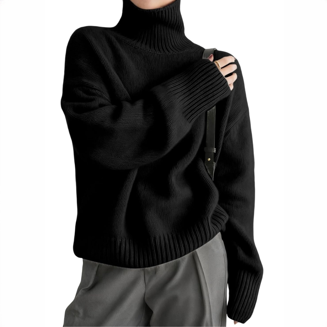 Yvonie - Flauschiger und gemütlicher Rollkragenpullover