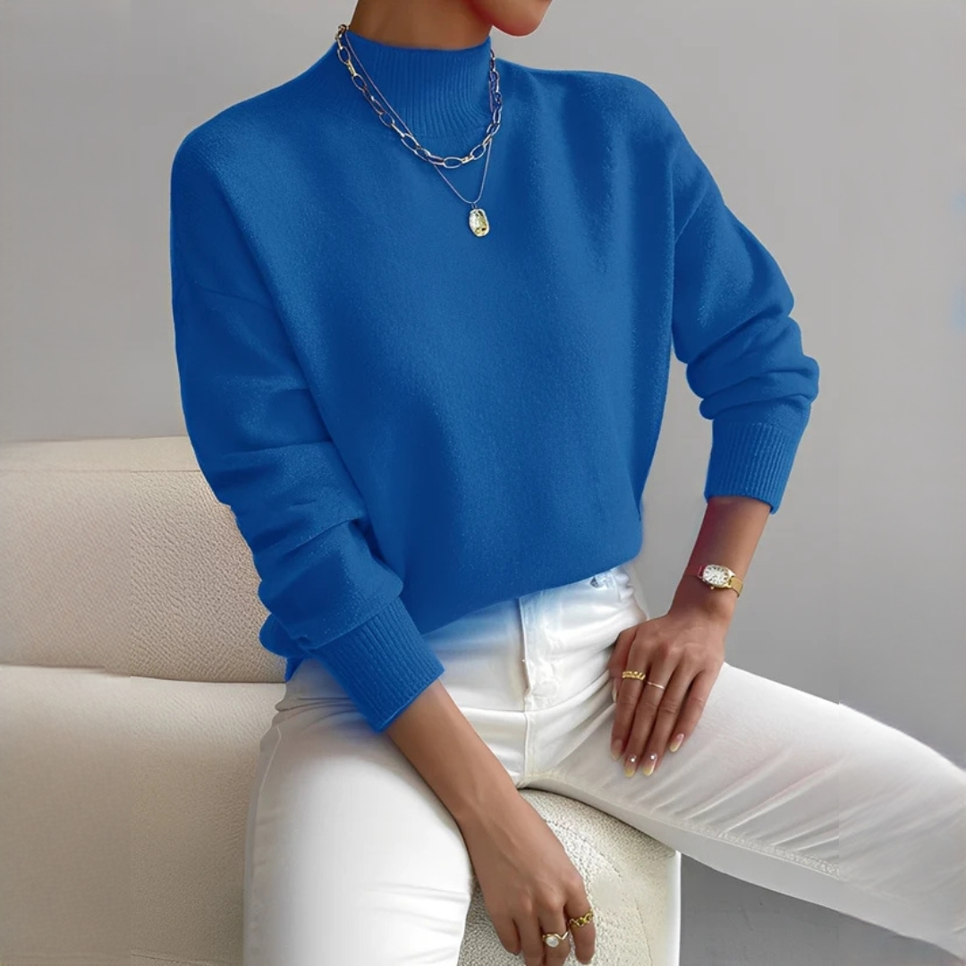 Rosbell - Stilvoller und schicker Rollkragenpullover