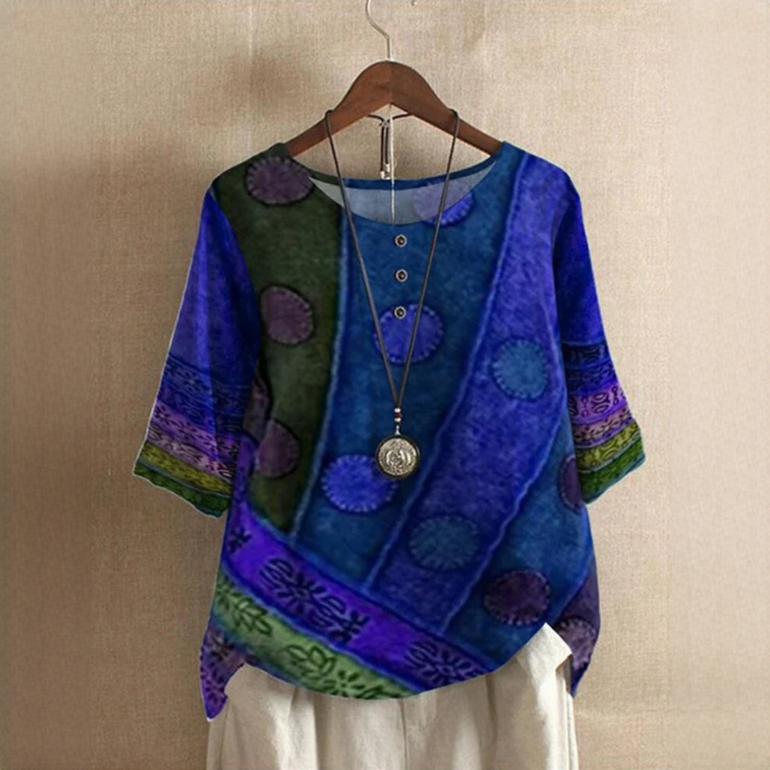 Jessel - Edle Bluse mit Rundhalsausschnitt