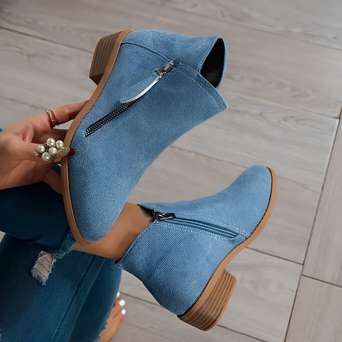 Klara - Schicke und stilvolle Stiefel mit Reißverschluss