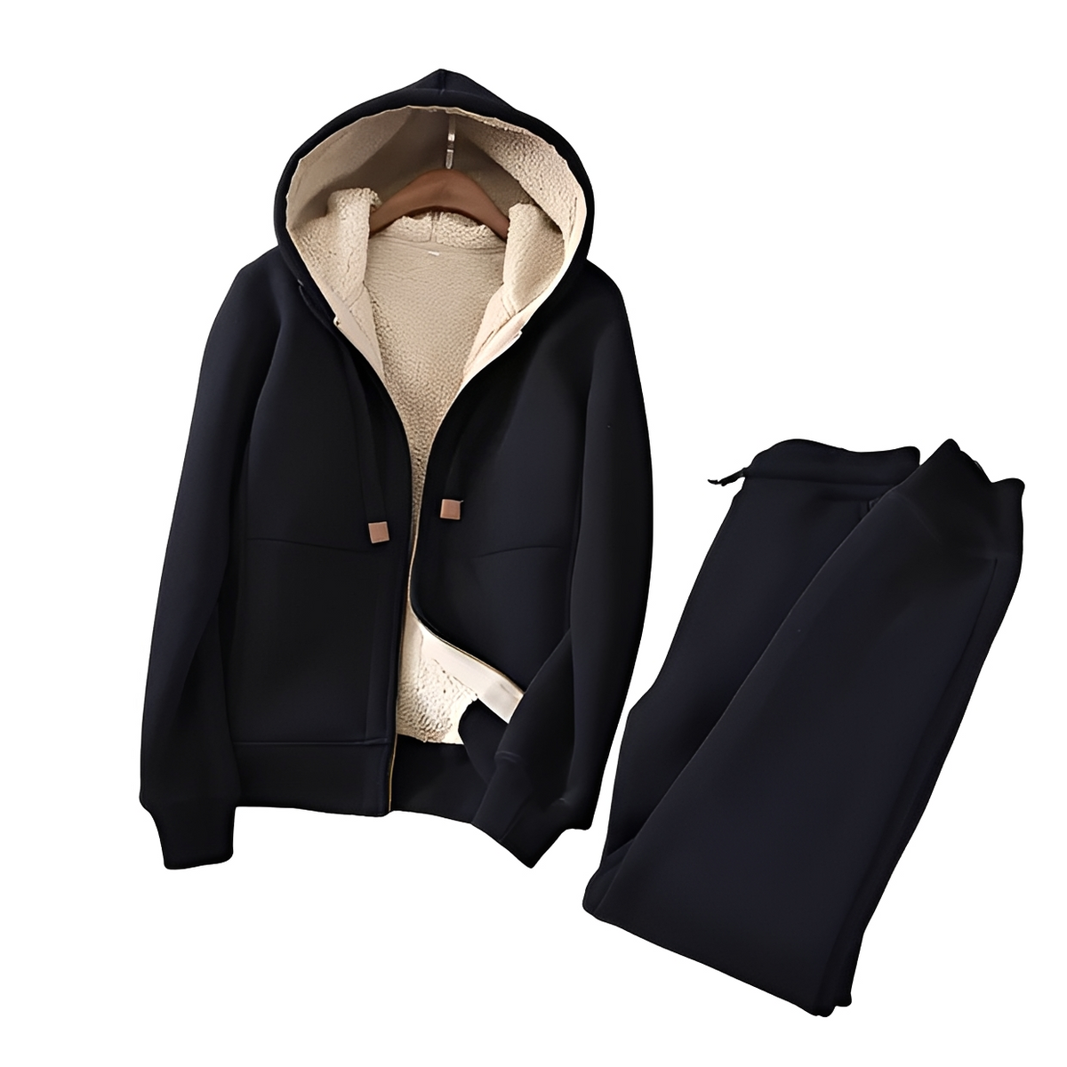 Andy - Set aus warmem Kapuzenpullover und Hose