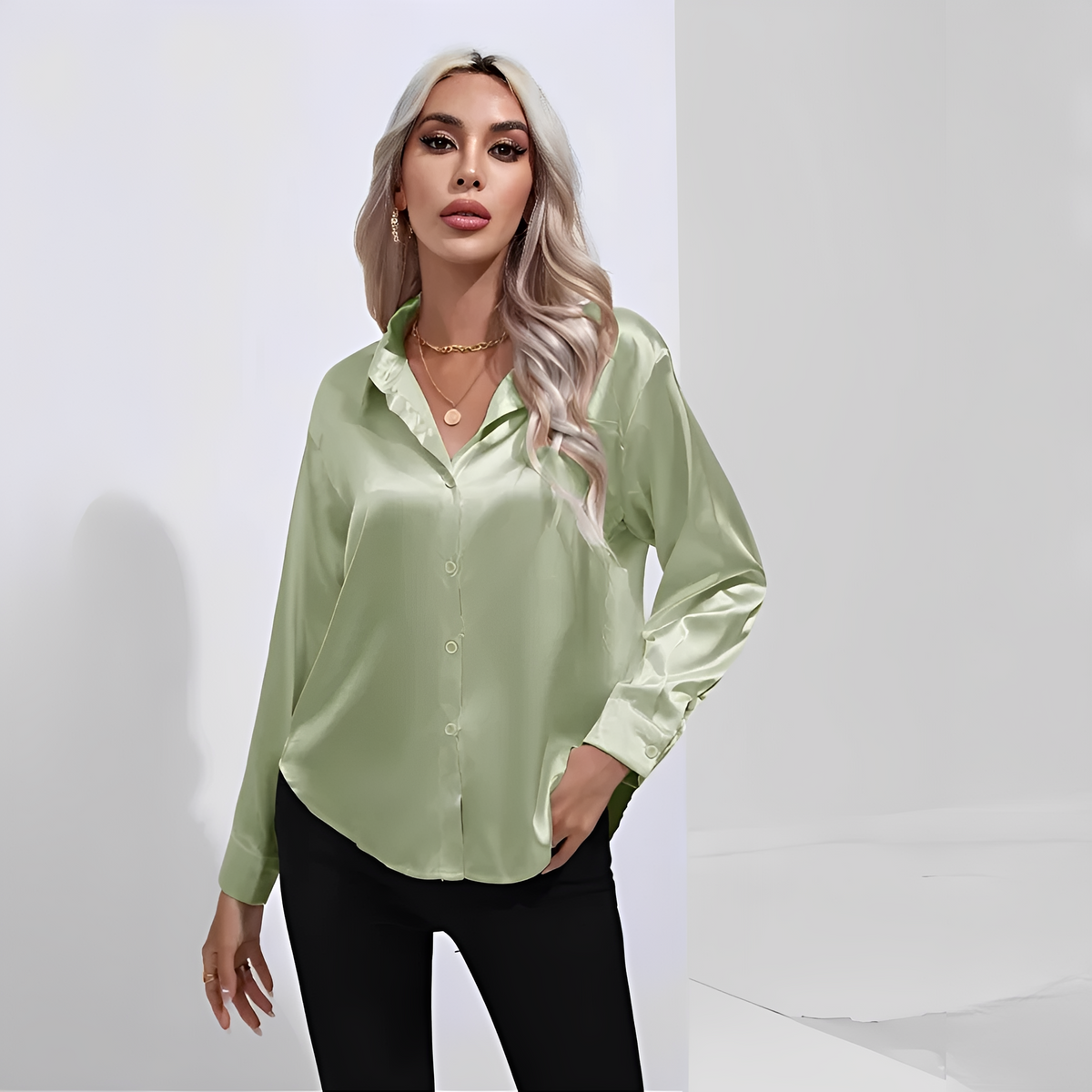 Liliane - Stilvolle Bluse mit langen Ärmeln