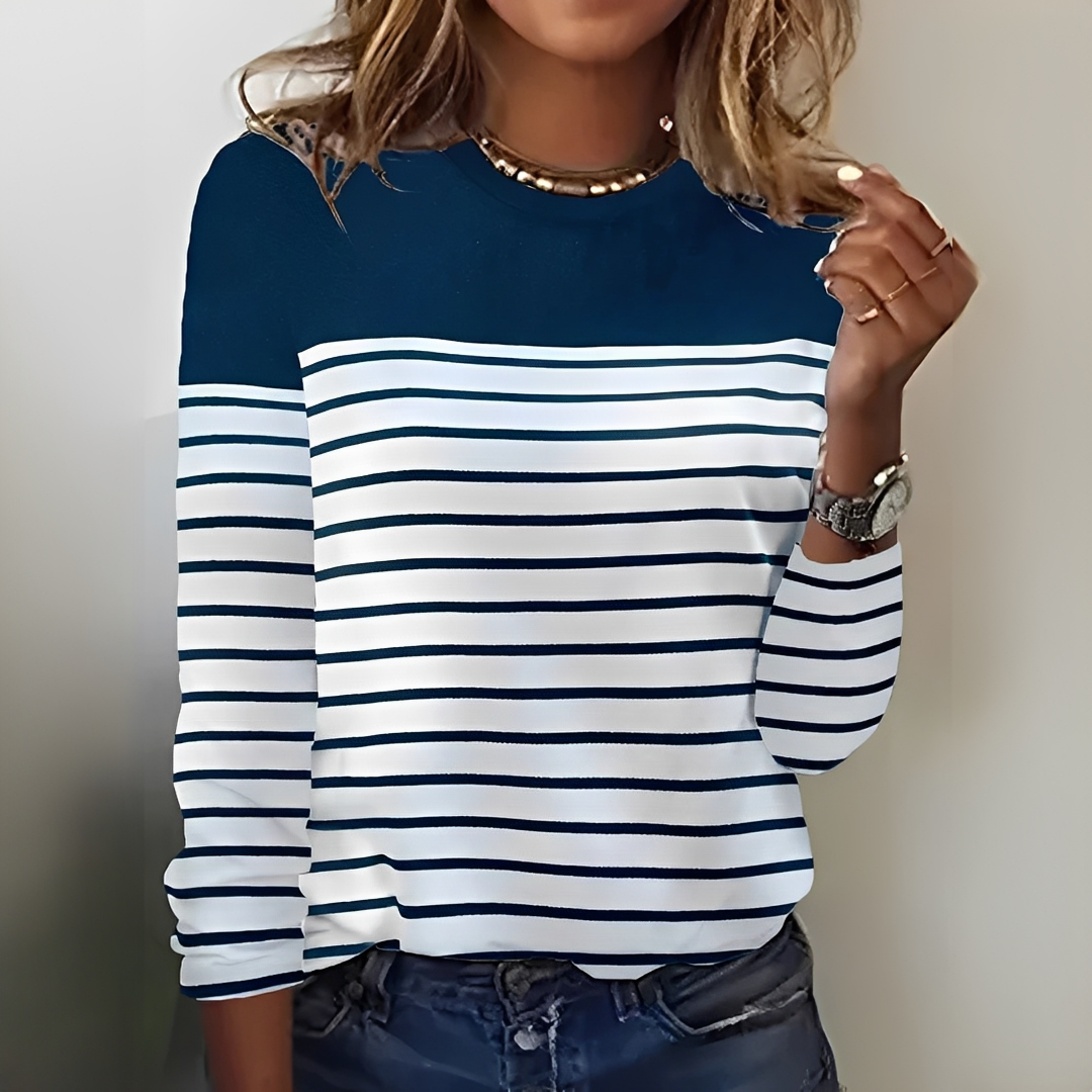 Eunice - Warmer und bequemer Streifenpullover