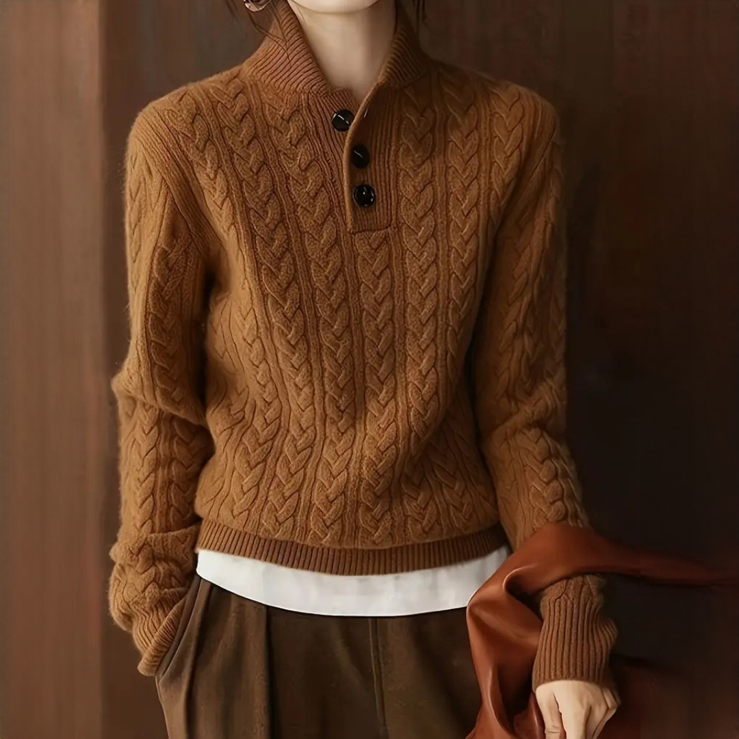 Agnes - Stilvoller und gemütlicher Rollkragenpullover