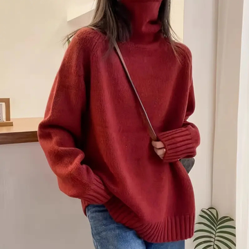 Yvonie - Flauschiger und gemütlicher Rollkragenpullover