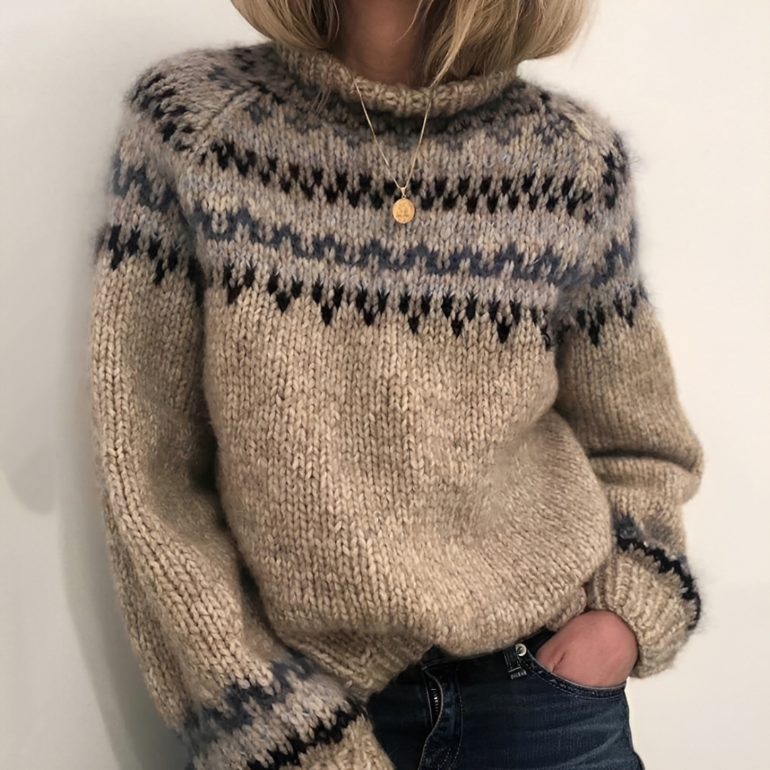 Arllene - Behaglicher und gemütlicher Rollkragenpullover