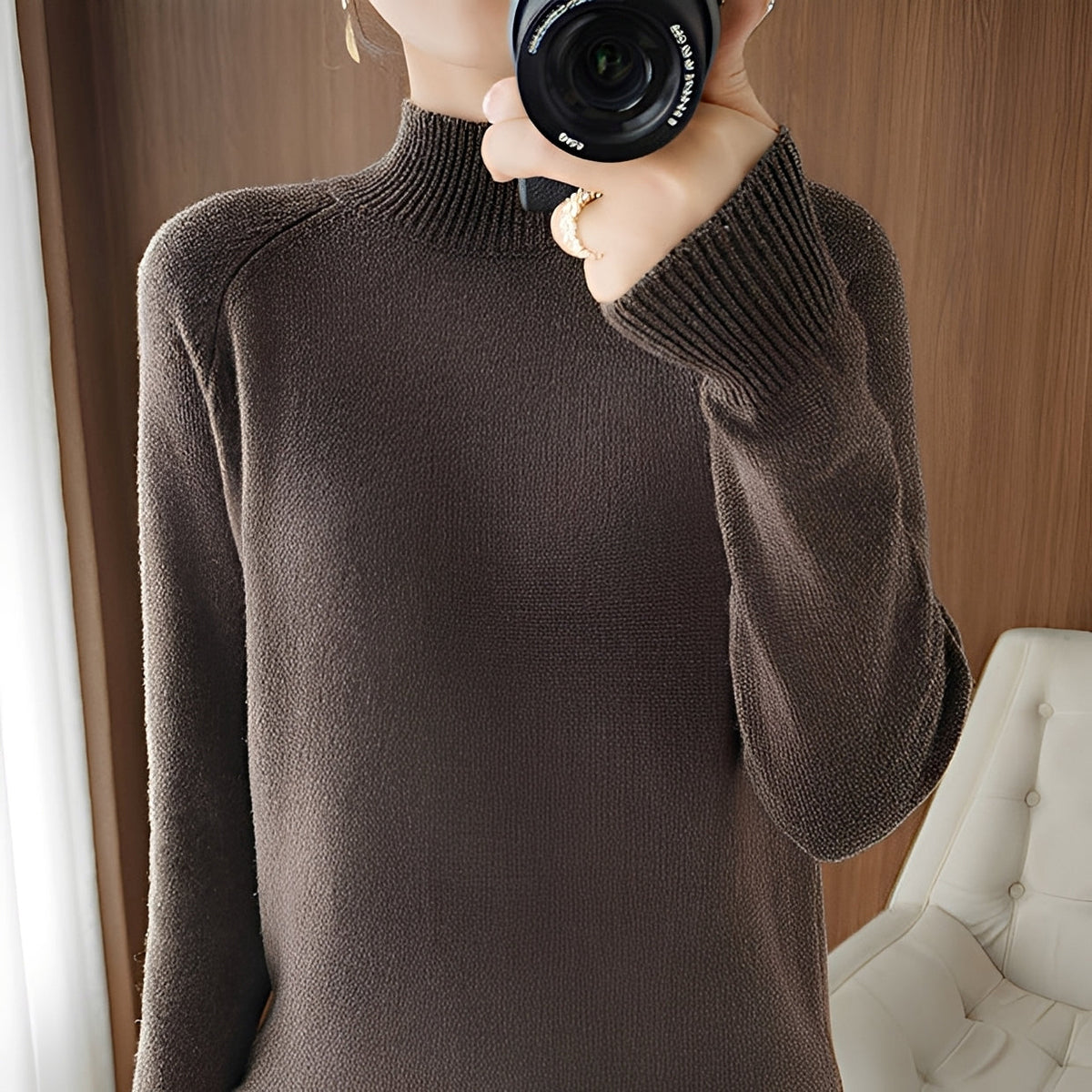 Hannie - Stilvoller und behaglicher Rollkragenpullover