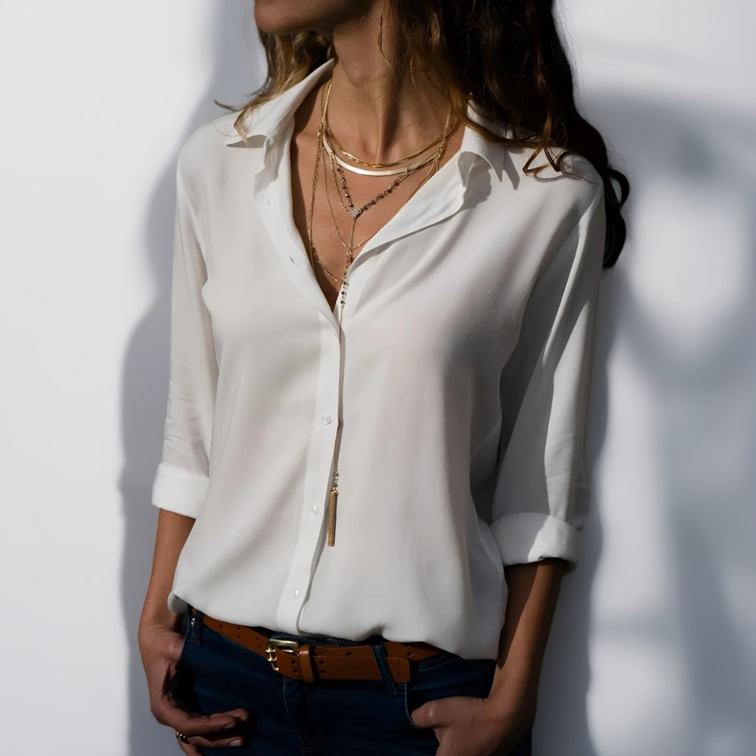 Delilah - Stilvolle Bluse mit langen Ärmeln