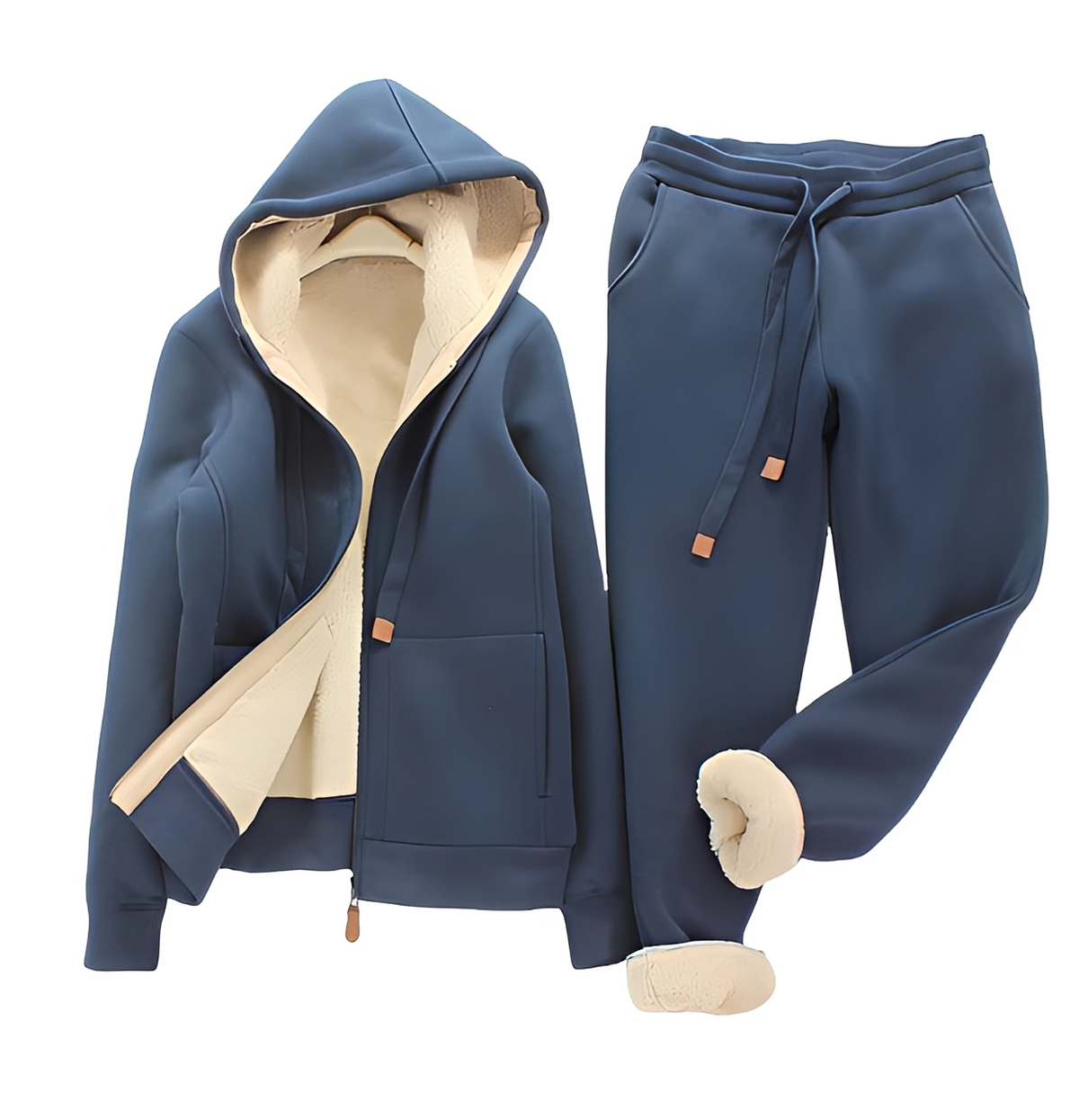 Andy - Set aus warmem Kapuzenpullover und Hose