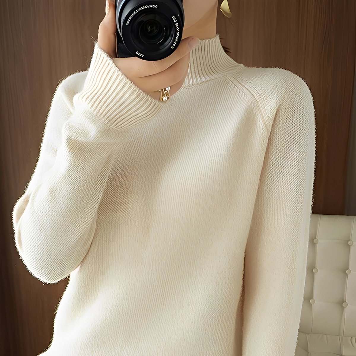 Hannie - Stilvoller und behaglicher Rollkragenpullover