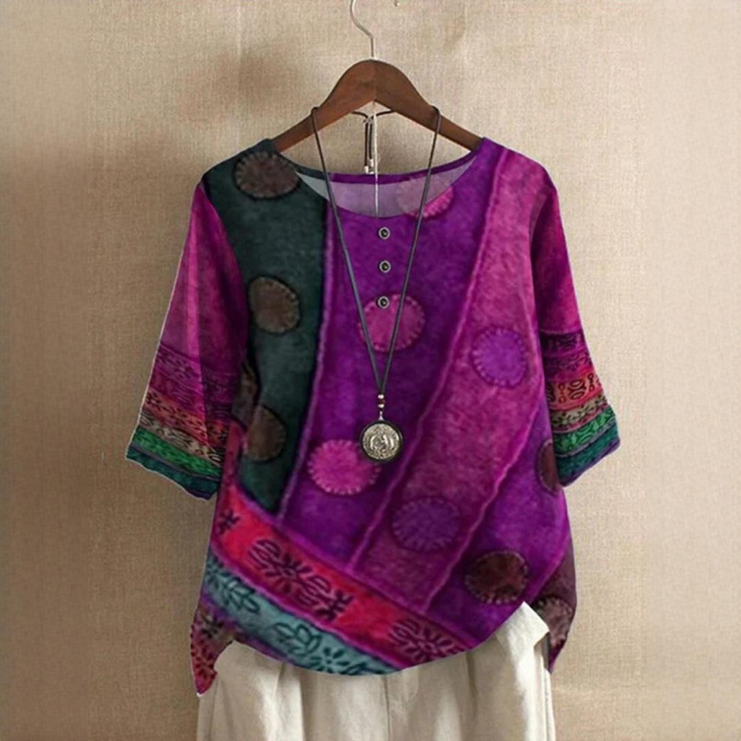 Jessel - Edle Bluse mit Rundhalsausschnitt