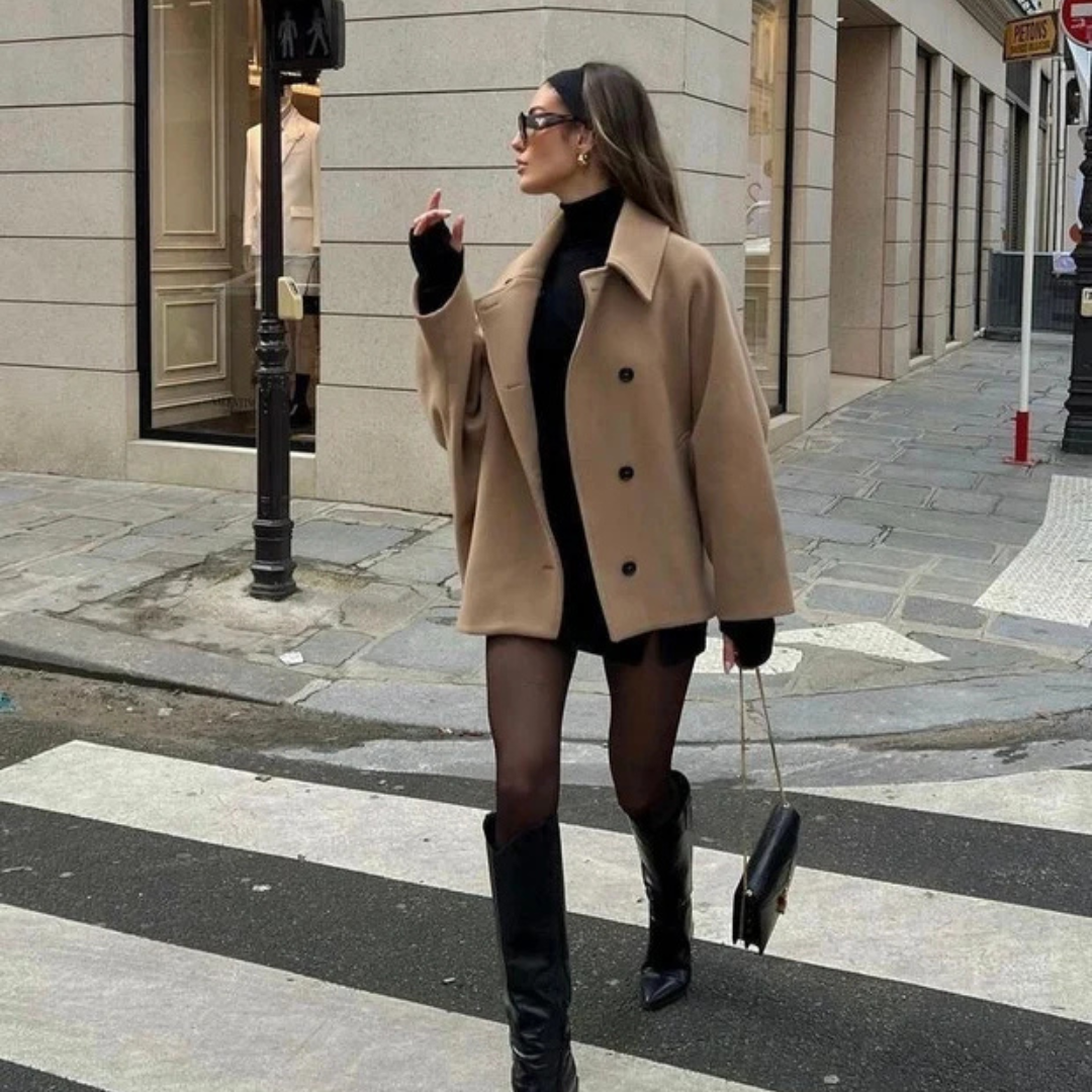 Hannah - Stilvoller und behaglicher Oversize-Mantel