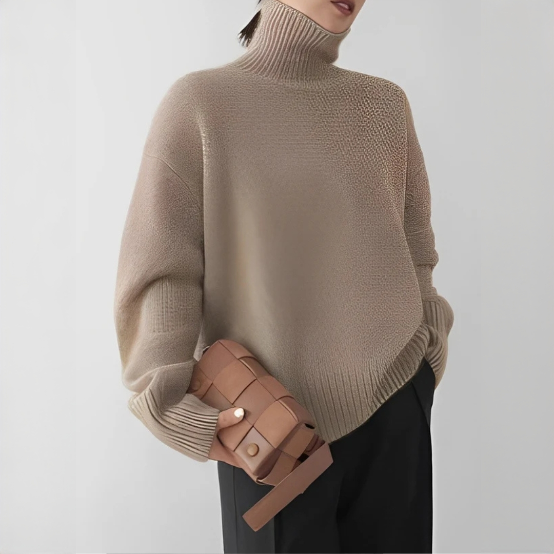 Yvonie - Flauschiger und gemütlicher Rollkragenpullover